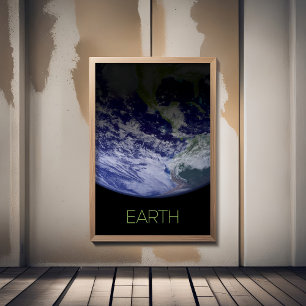 Outer Space, Cosmos, Solar System, Planet Earth Poster