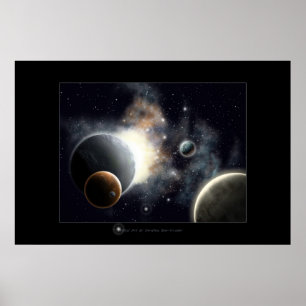 Outer space dream poster