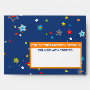 Outer Space Envelopes with Return Address Flap