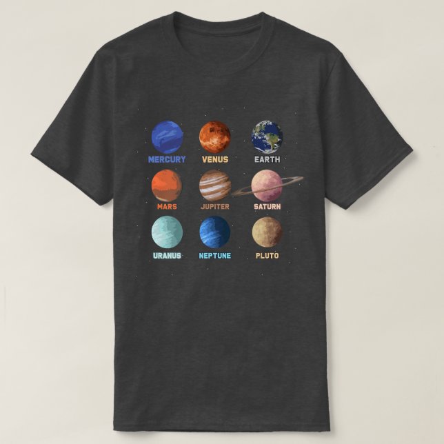 Outer Space Exploration Science Science Fan Premiu T-Shirt (Design Front)