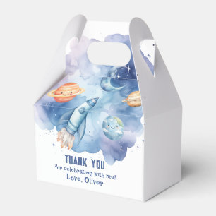 Outer Space First trip around the sun Boy birthday Favour Box