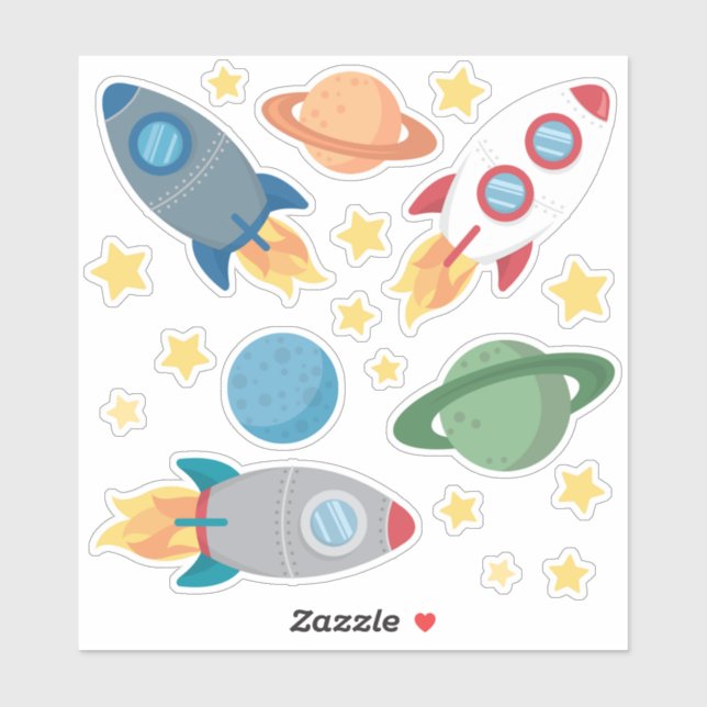 Outer Space Fun Vinyl (Sheet)