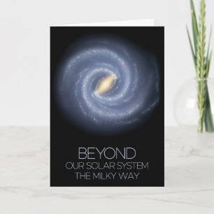 Outer Space, Galaxy, Milky Way, Cosmos, Universe Card