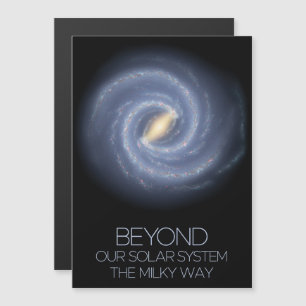 Outer Space, Galaxy, Milky Way, Cosmos, Universe Magnetic Invitation