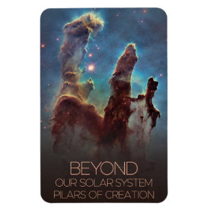 Outer Space, Galaxy, Milky Way, Pilars Of Creation Magnet