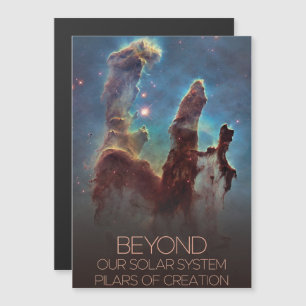 Outer Space, Galaxy, Milky Way, Pilars Of Creation Magnetic Invitation