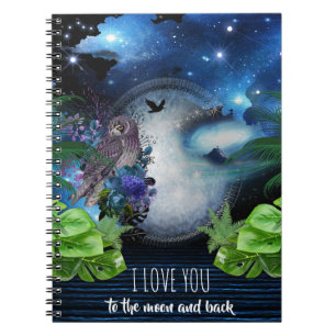 Outer Space Galaxy Notebook