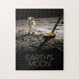 Outer Space, Galaxy, Solar System, Earth's Moon Jigsaw Puzzle