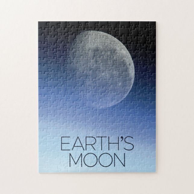 Outer Space, Galaxy, Solar System, Earth's Moon Jigsaw Puzzle (Vertical)