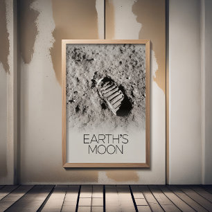 Outer Space, Galaxy, Solar System, Earth's Moon Poster