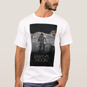 Outer Space, Galaxy, Solar System, Earth's Moon T-Shirt
