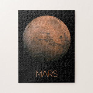 Outer Space, Galaxy, Solar System, Planet Mars Jigsaw Puzzle