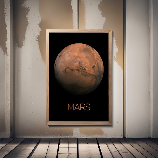 Outer Space, Galaxy, Solar System, Planet Mars Poster (Creator Uploaded)