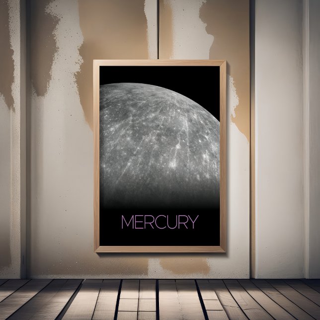 Outer Space, Galaxy, Solar System, Planet Mercury Photo Print (Creator Uploaded)