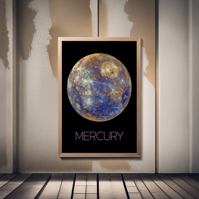 Outer Space, Galaxy, Solar System, Planet Mercury Photo Print (Creator Uploaded)