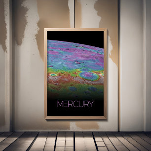 Outer Space, Galaxy, Solar System, Planet Mercury Photo Print