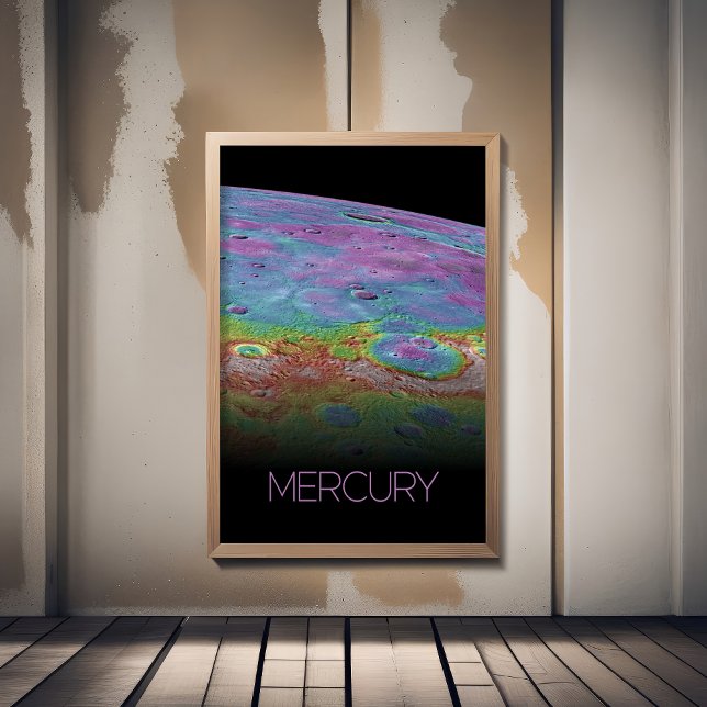 Outer Space, Galaxy, Solar System, Planet Mercury Photo Print (Creator Uploaded)