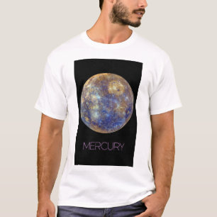 Outer Space, Galaxy, Solar System, Planet Mercury T-Shirt