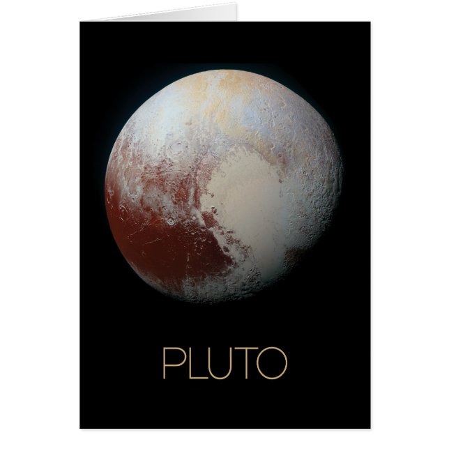 Outer Space, Galaxy, Solar System, Planet Pluto (Front)