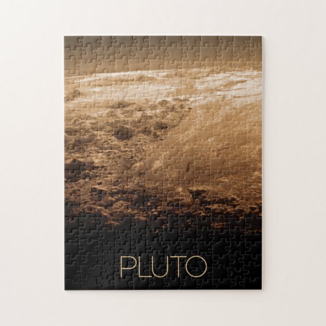 Outer Space, Galaxy, Solar System, Planet Pluto Jigsaw Puzzle (Vertical)
