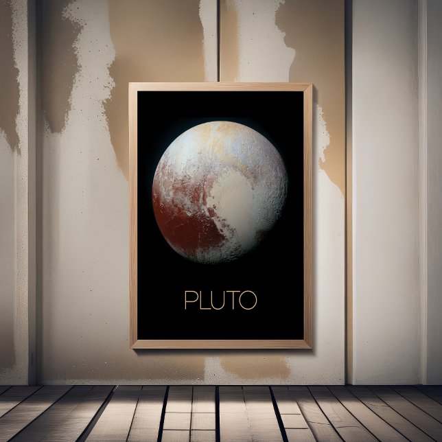 Outer Space, Galaxy, Solar System, Planet Pluto Poster (Creator Uploaded)