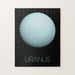 Outer Space, Galaxy, Solar System, Planet Uranus Jigsaw Puzzle