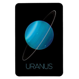 Outer Space, Galaxy, Solar System, Planet Uranus Magnet
