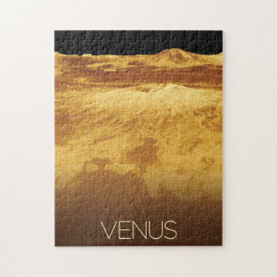 Outer Space, Galaxy, Solar System, Planet Venus Jigsaw Puzzle