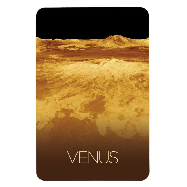 Outer Space, Galaxy, Solar System, Planet Venus Magnet (Vertical)