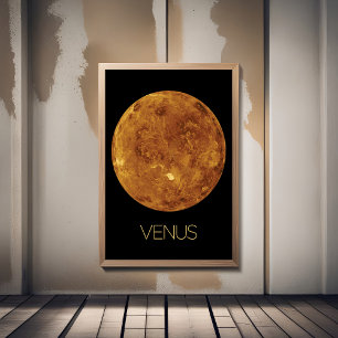 Outer Space, Galaxy, Solar System, Planet Venus Photo Print