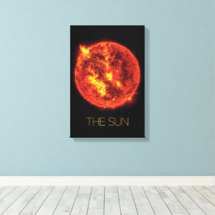 Outer Space, Galaxy, Solar System, Stars, The Sun Canvas Print