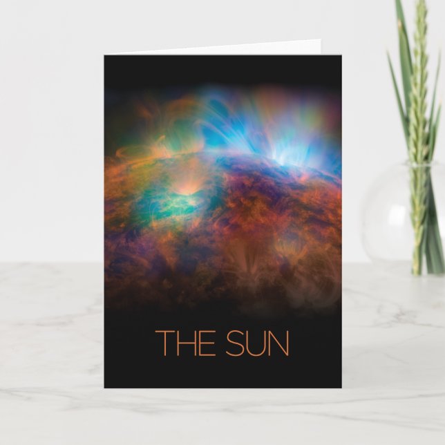Outer Space, Galaxy, Solar System, Stars, The Sun Card (Front)