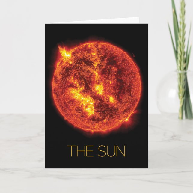 Outer Space, Galaxy, Solar System, Stars, The Sun Card (Front)