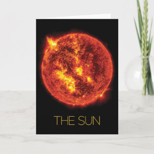 Outer Space, Galaxy, Solar System, Stars, The Sun Card