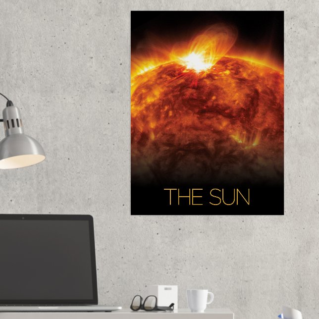 Outer Space, Galaxy, Solar System, Stars, The Sun Foil Prints (In Situ (Desk 2))