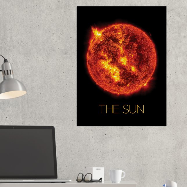 Outer Space, Galaxy, Solar System, Stars, The Sun Foil Prints (In Situ (Desk 2))
