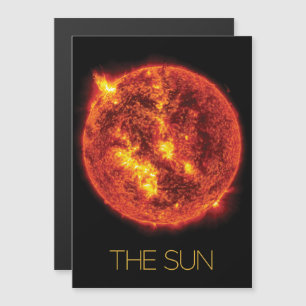 Outer Space, Galaxy, Solar System, Stars, The Sun Magnetic Invitation