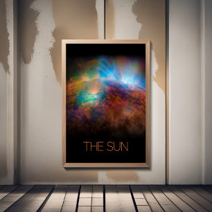 Outer Space, Galaxy, Solar System, Stars, The Sun Photo Print