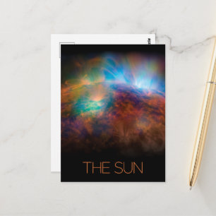 Outer Space, Galaxy, Solar System, Stars, The Sun Postcard