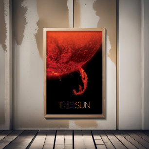 Outer Space, Galaxy, Solar System, Stars, The Sun Poster