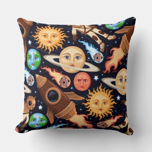 Outer Space Kids Cushion (Front)