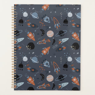 Outer space liftoff cosmic space universe planner
