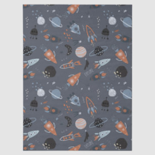 Outer space liftoff tissue paper