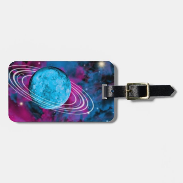 Outer Space Luggage Tag (Front Horizontal)
