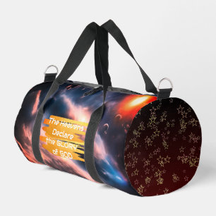 Outer Space Moon Print Cut Sew Bag