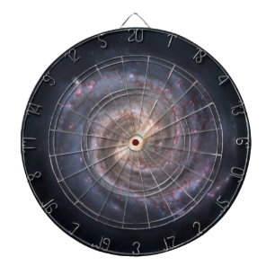 Outer space nebula milky way dartboard