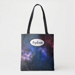 Outer Space Nebula Nigh Sky Tote Bag