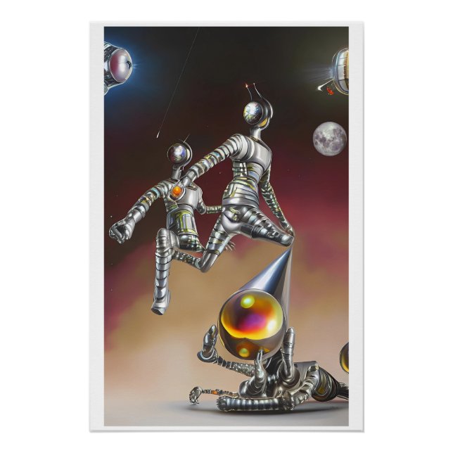 Outer Space Olympians Poster (Front)