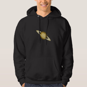 Outer Space Planet Solar System Galaxy Saturn Hoodie
