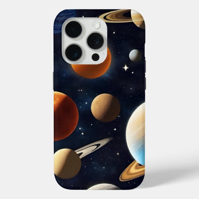 Outer Space Planets 2 Case-Mate iPhone Case (Back)